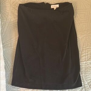 Monteau Gray Pencil Skirt Knee-Length Work